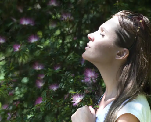 Mindful wandelen met schrijfkaartjes